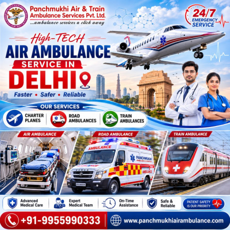 panchmukhi-icu-air-ambulance-in-delhi-bed-to-bed-transfer-with-continuous-care-big-0
